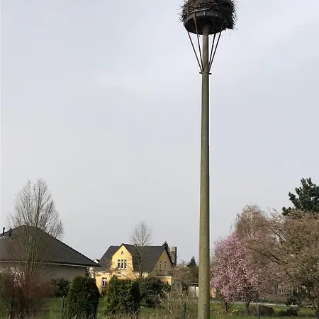 Apartment Storchennest - Mit Kamin, Sauna, Garten, E-piano Putlitz
